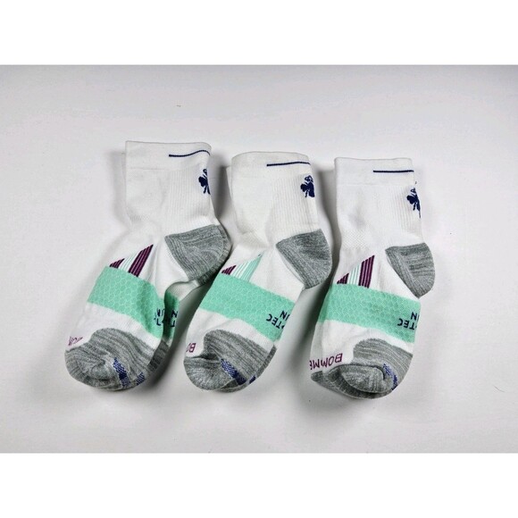 Bombas Hex-Tec Run Athletic Quarter Socks Lot Of 3 Pairs Size M - Picture 1 of 2